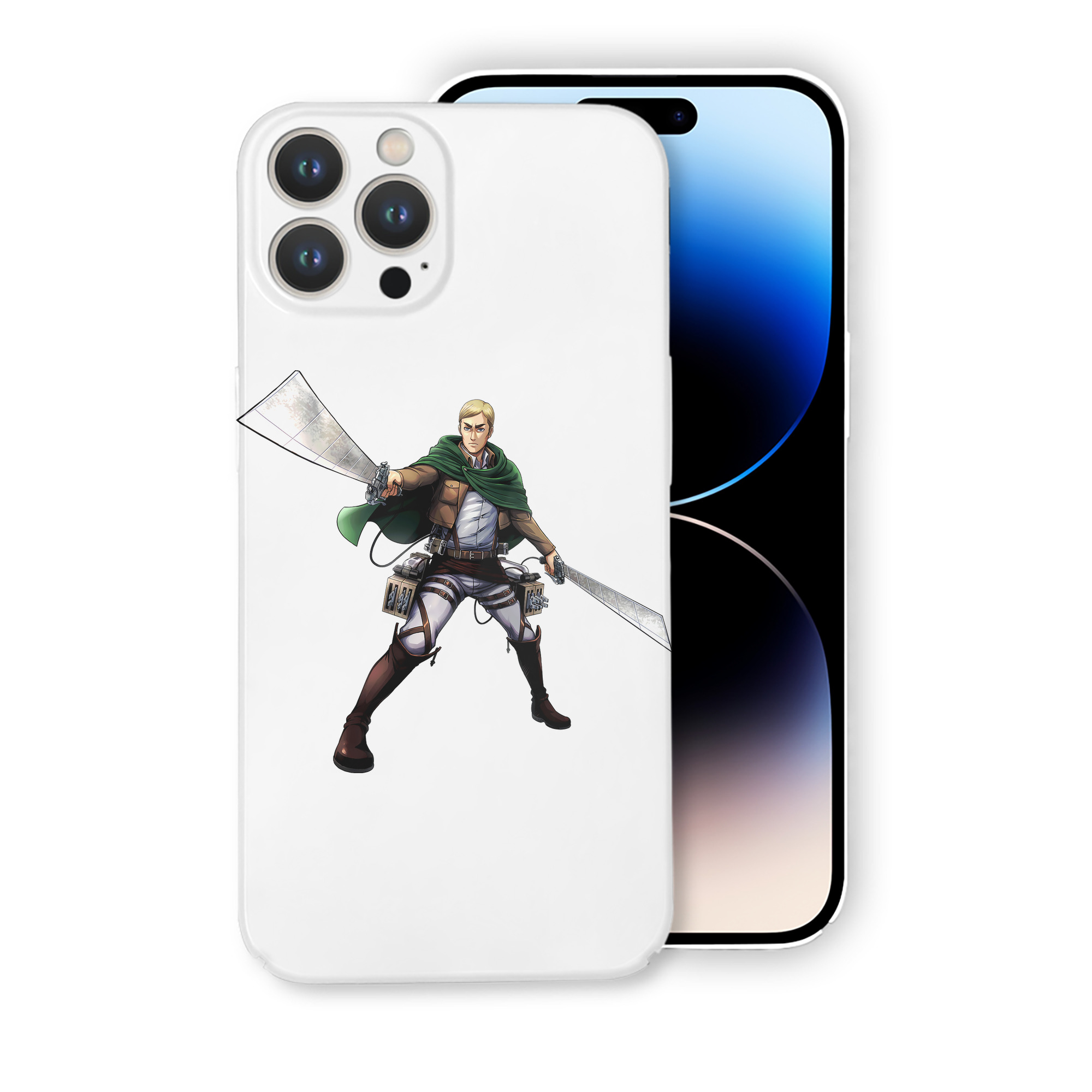 （画像用） 進撃の巨人 エルヴィン・スミス Attack on Titan Erwin Smith 【iPhone 14シリーズ対応】ハードケース